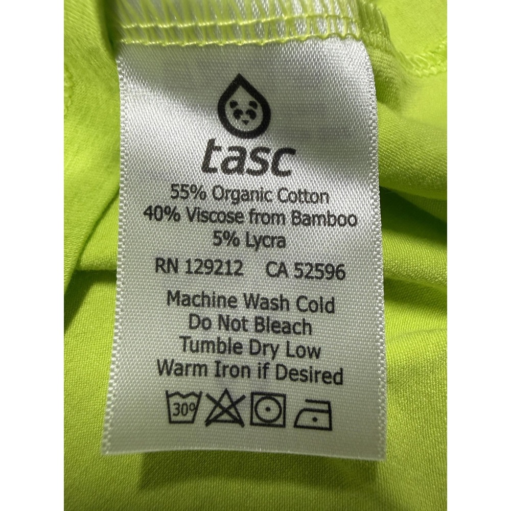 Tasc Shirt Mens Small Yellow Short Sleeve Crewneck Athletic Performance Top - Picture 4 of 8